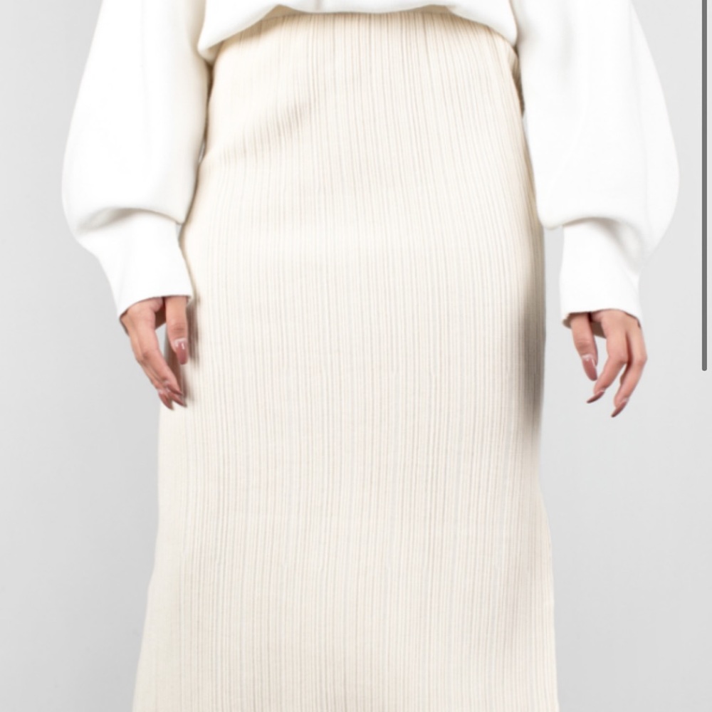 NWT Mod ref oatmeal knit skirt